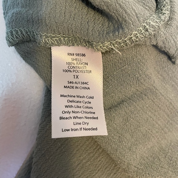 Olive Green Top - Picture 6 of 6